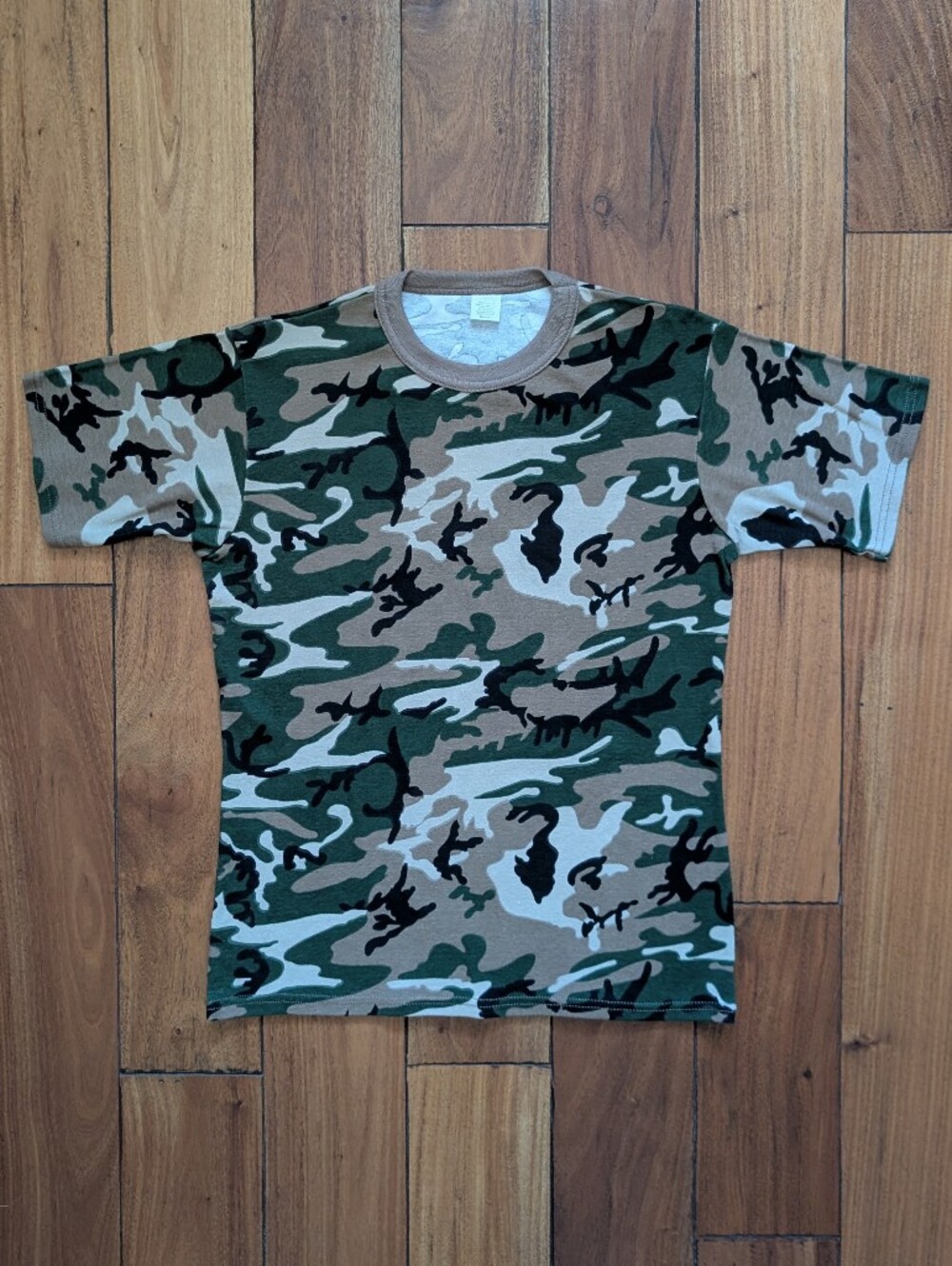 Camouflage Vintage Ringer T-shirt (M)